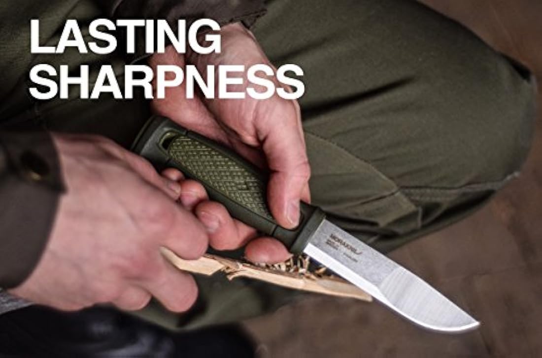 Morakniv Kansbol - Cuchillo de hoja fija con hoja de acero