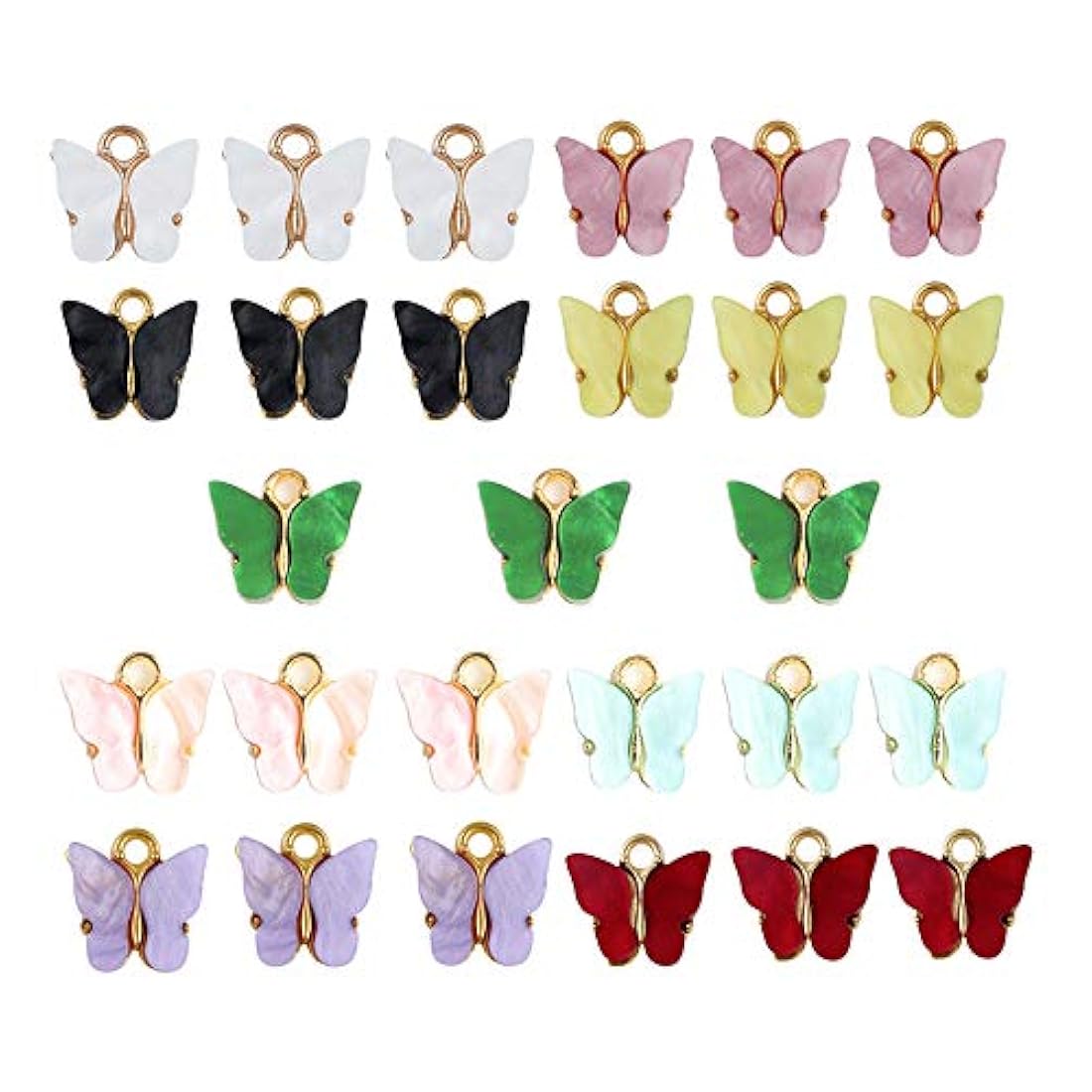 Moda Acrílico Mariposa Lindo Encantos