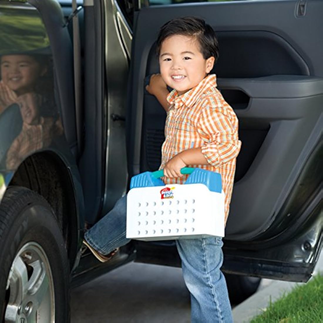 Equipo de herramientas para llevar diseña y taladra