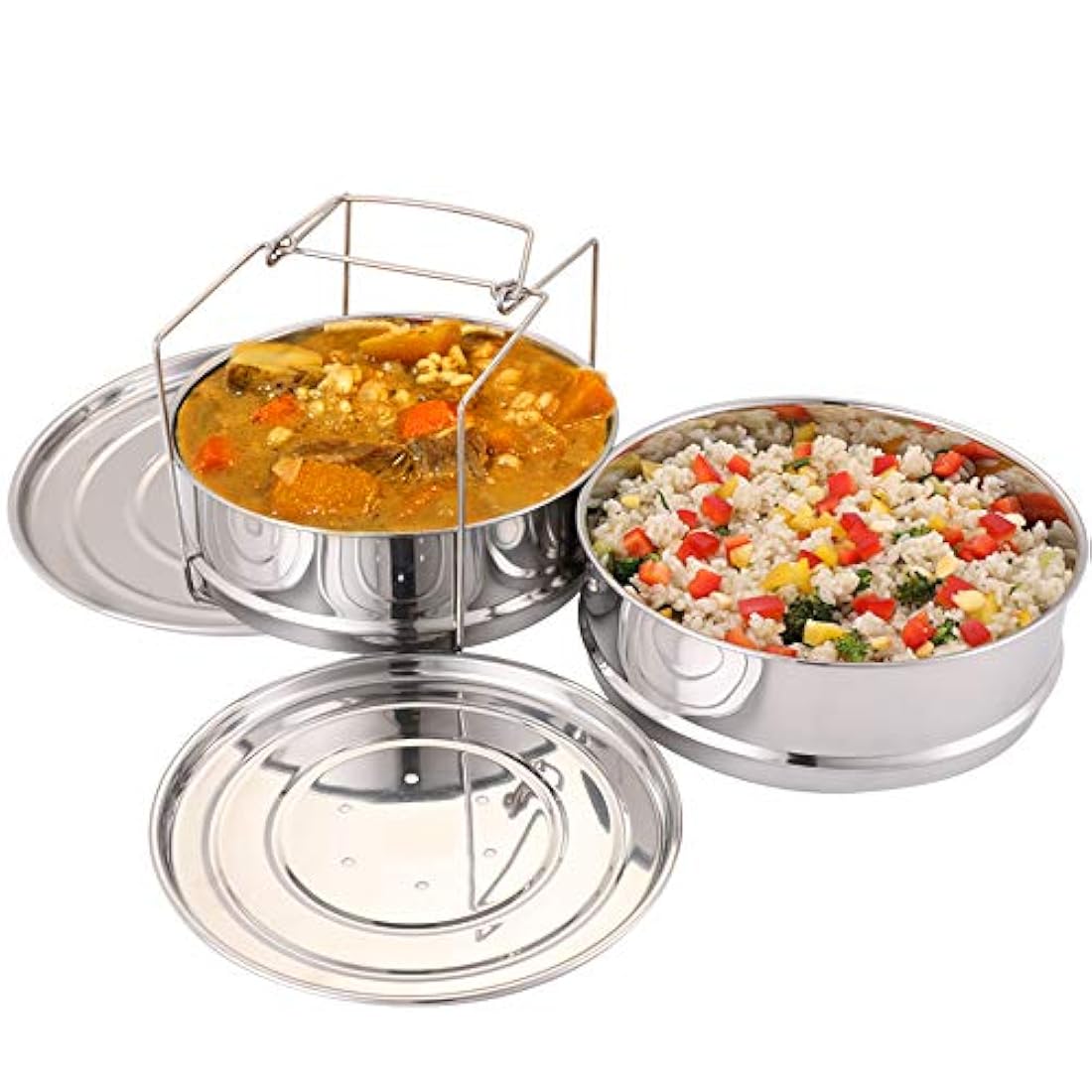 Aozita vaporera para olla a presión de acero inoxidable