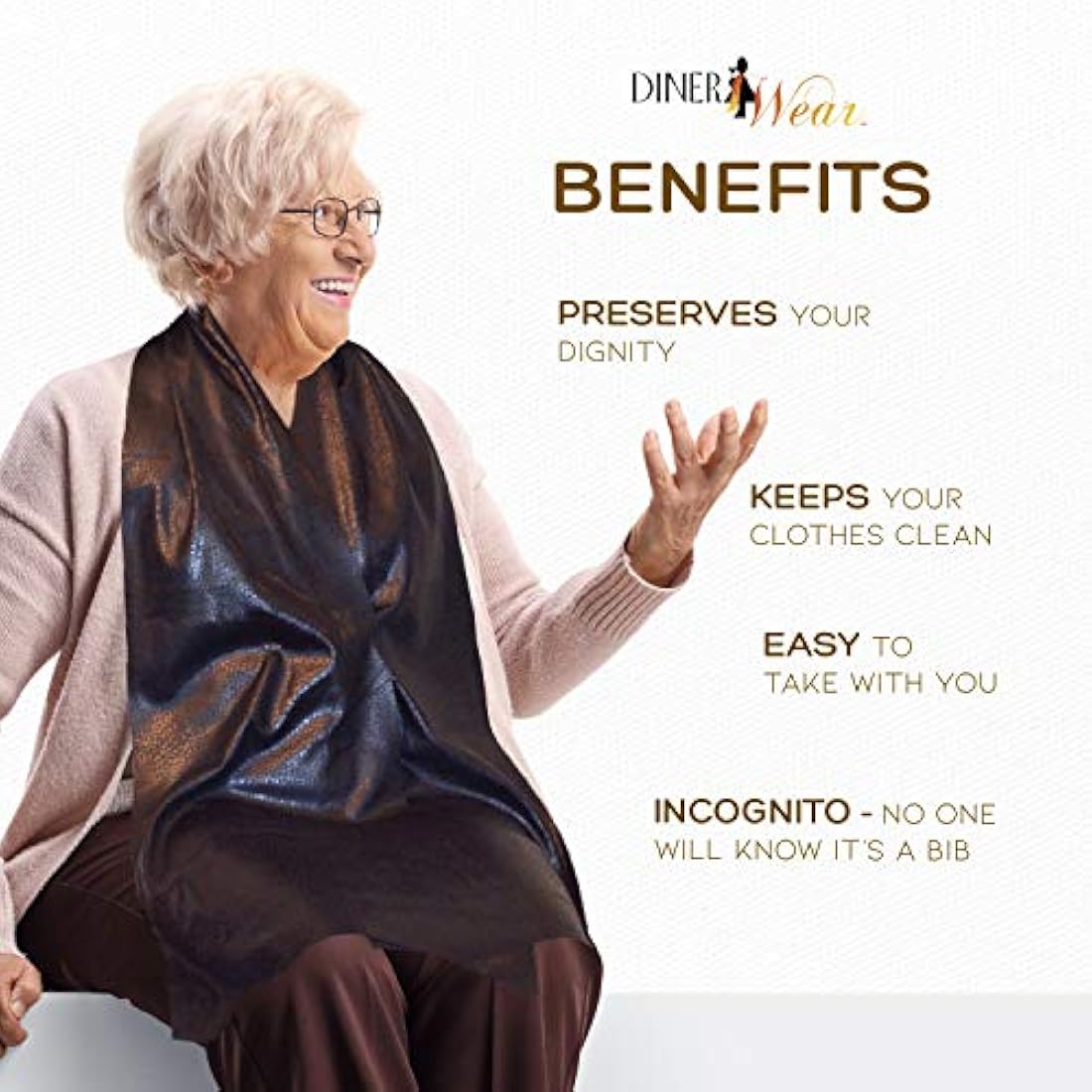 Baberos para bebés Bufanda para adulto