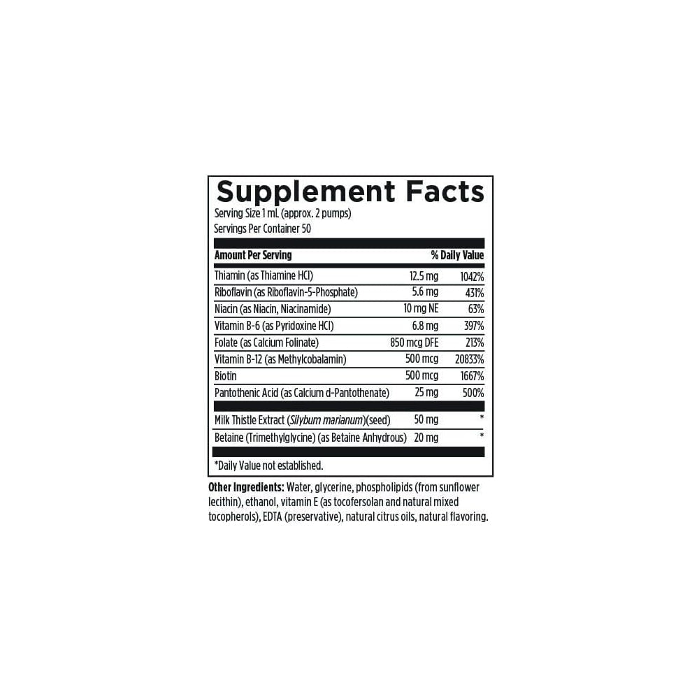 Suplementos Liposomal B Supreme vitamina B con absorción