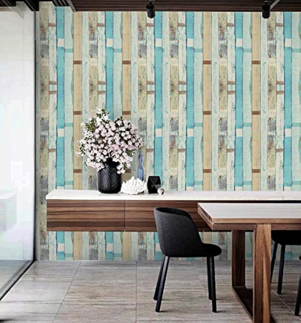 Papel tapiz para paredes, con diseño y textura de madera