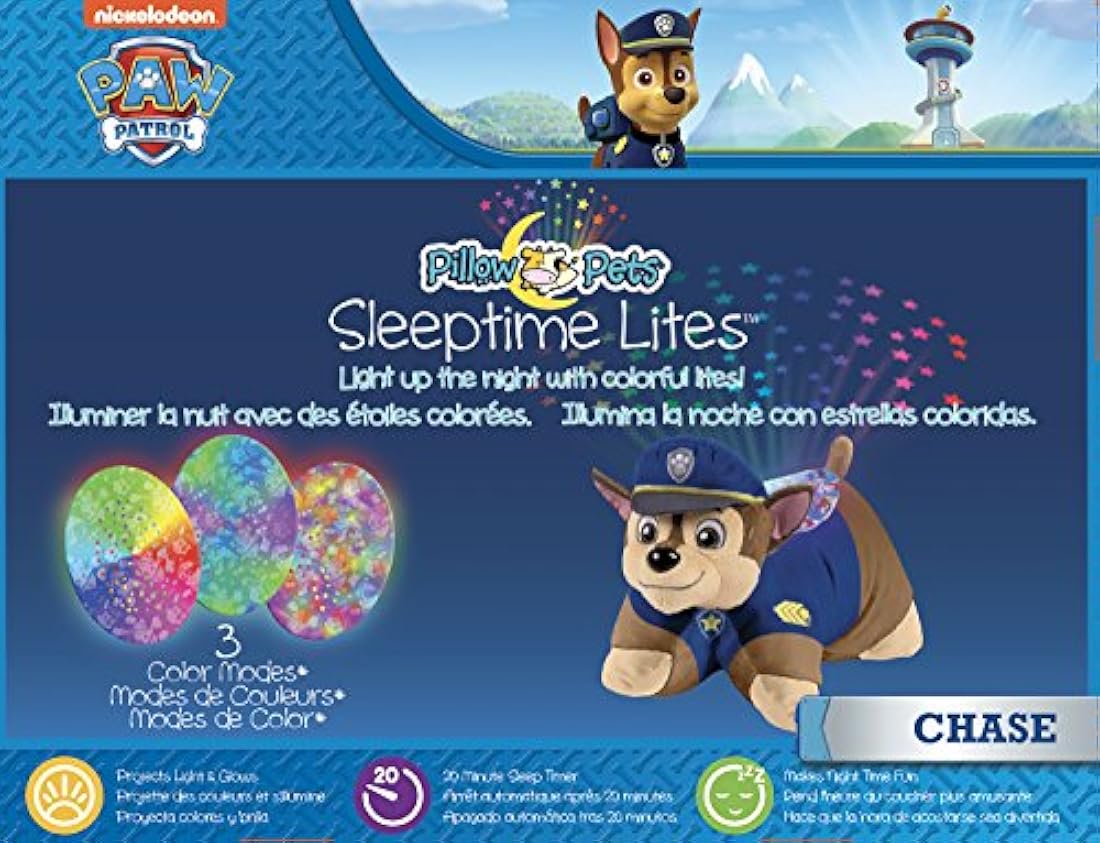 Almohada mascotas Nickelodeon Paw Patrol Chase Sleeptime