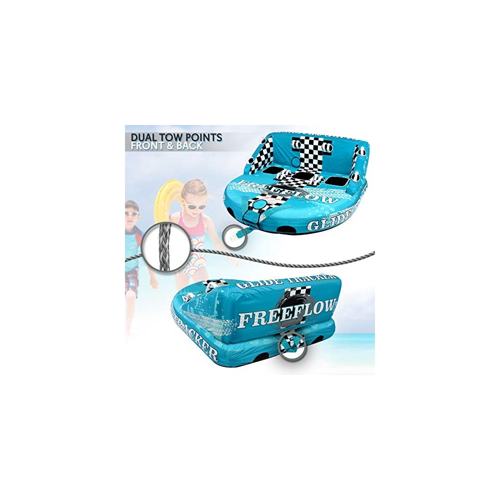 Balsa o tubo inflable de remolque SereneLife SLTOWBL30