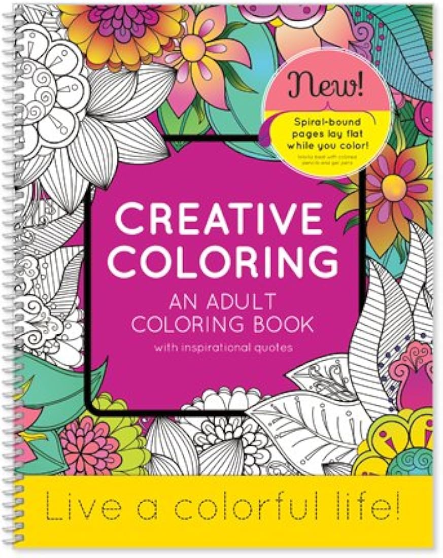 un libro para colorear para adultos con citas inspiradoras