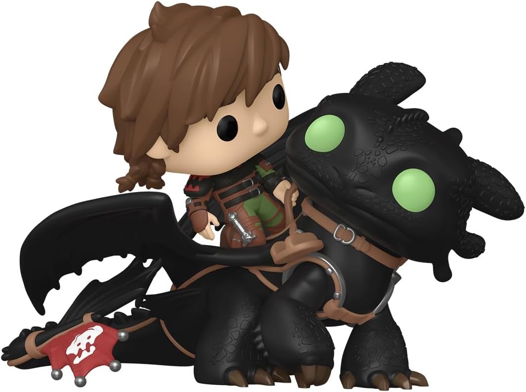 Funko Pop! Rides DLX: Hiccup y Toothless - Cómo entrenar dragones