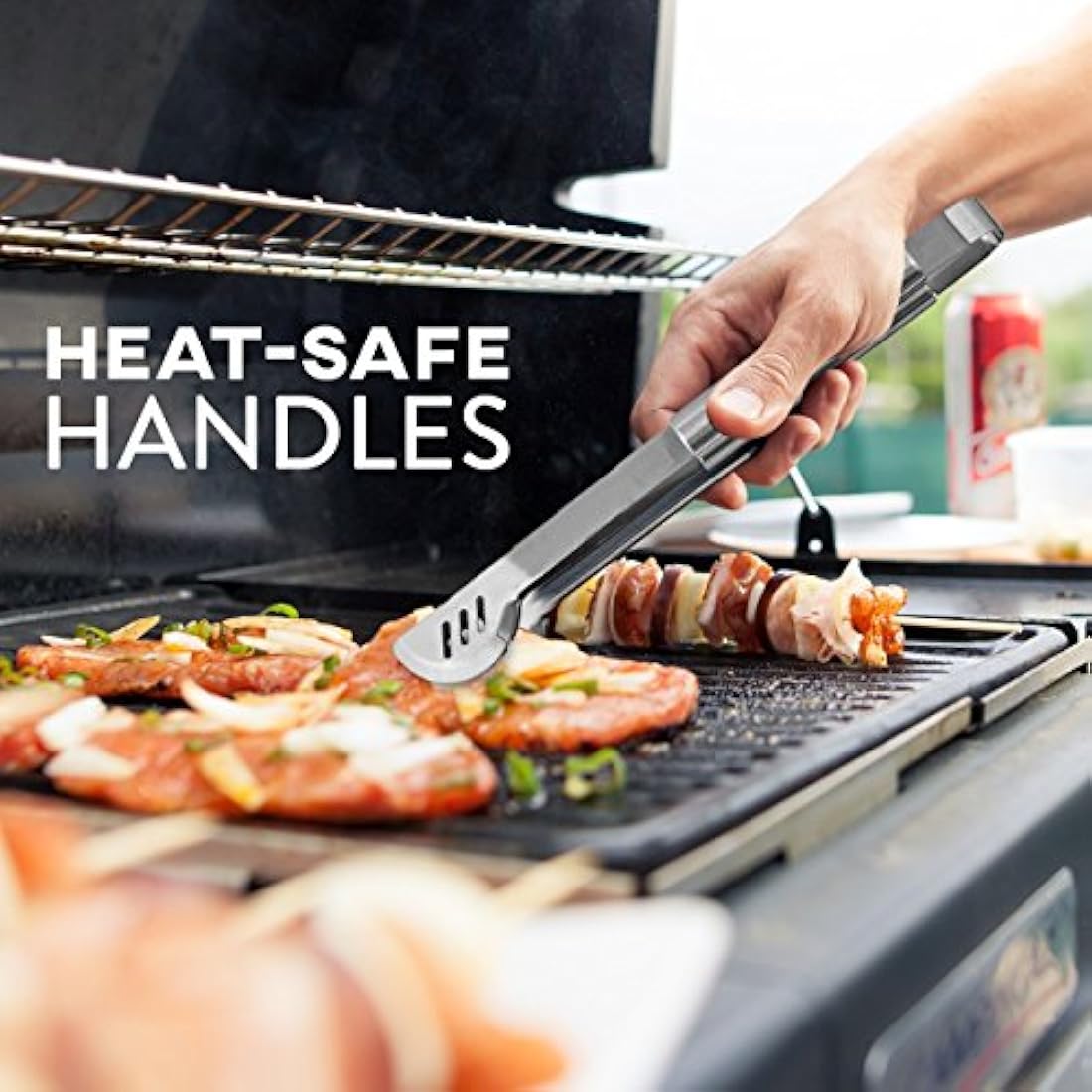 Juego de 21 piezas para parrilla acero inoxidable resistente