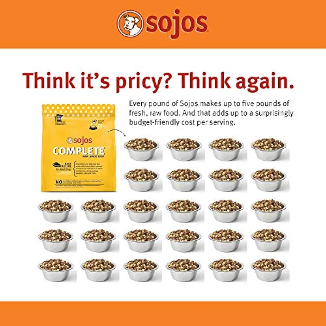 Sojos - Alimento para perro natural sin granos deshidratados