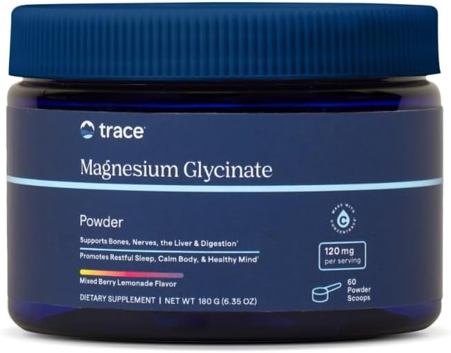 Magnesio Glicinato en Polvo, Apoyo Digestivo, 180g