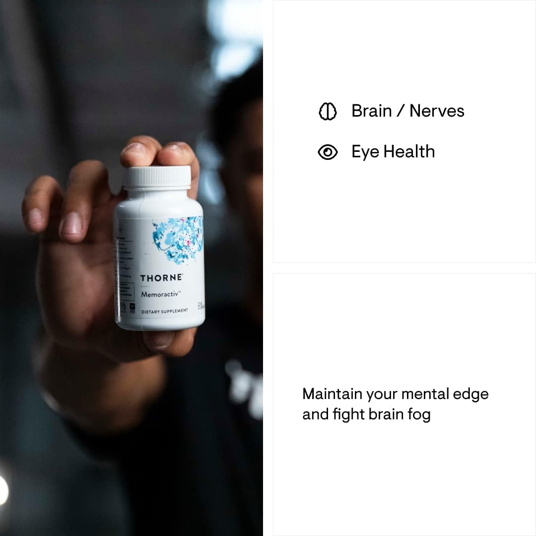 Suplemento cerebral nootrópico para concentración Thorne