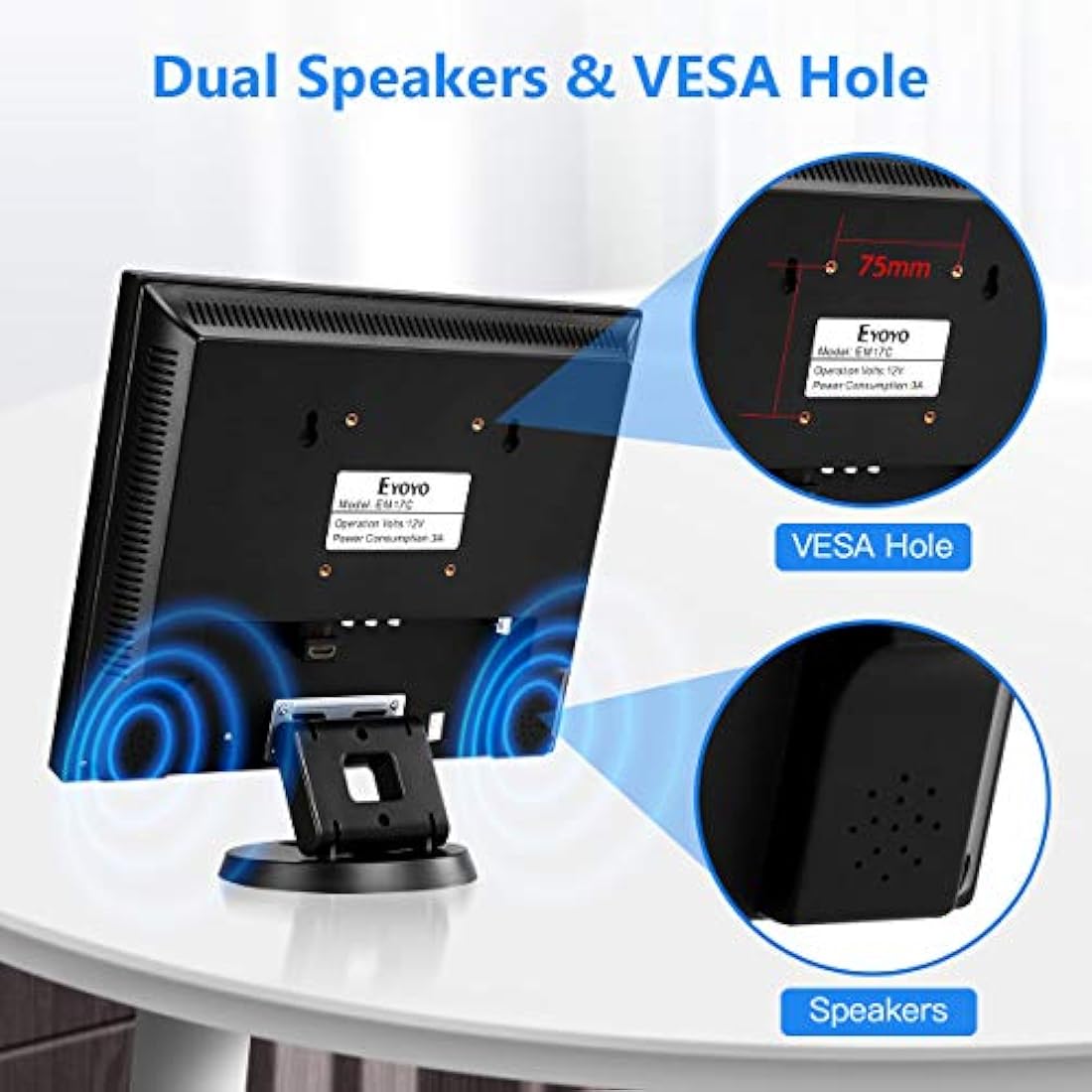 Monitores, HDMI Monitor visualización de 1024 x 768