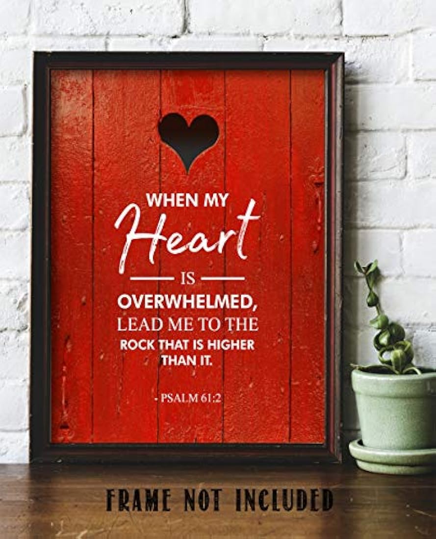 Salmo 61: 2 impresion sin marco 11x14