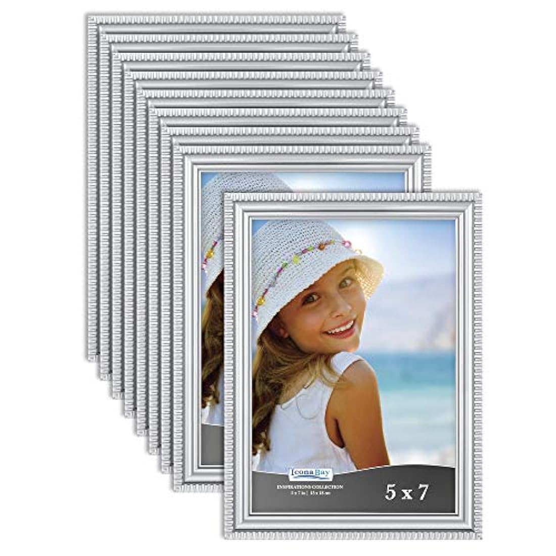 Juego de marcos de fotos 6 unidades Plateado