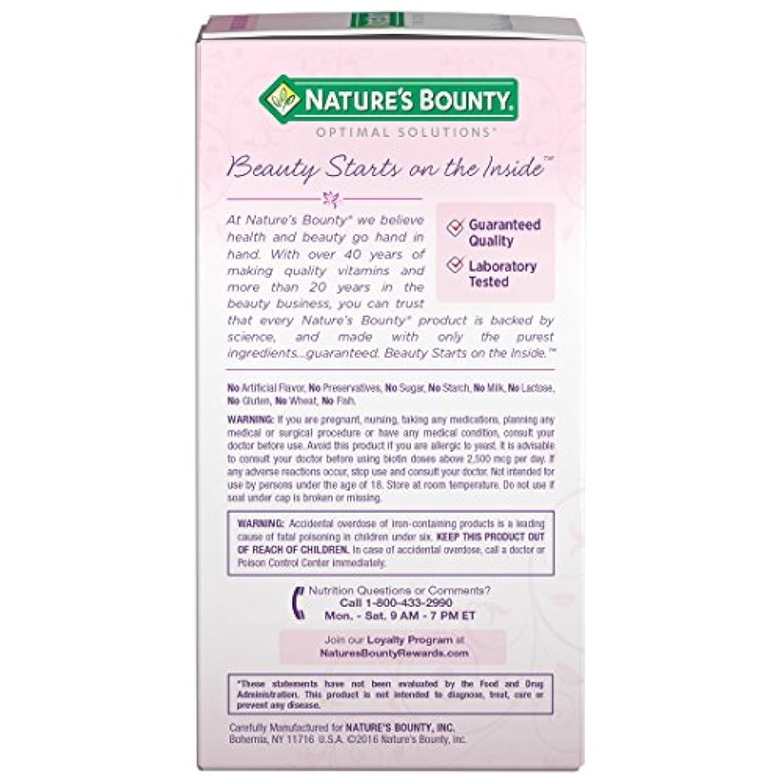 Nature's Bounty Optimal Solutions - Piel y uñas extra fuerza