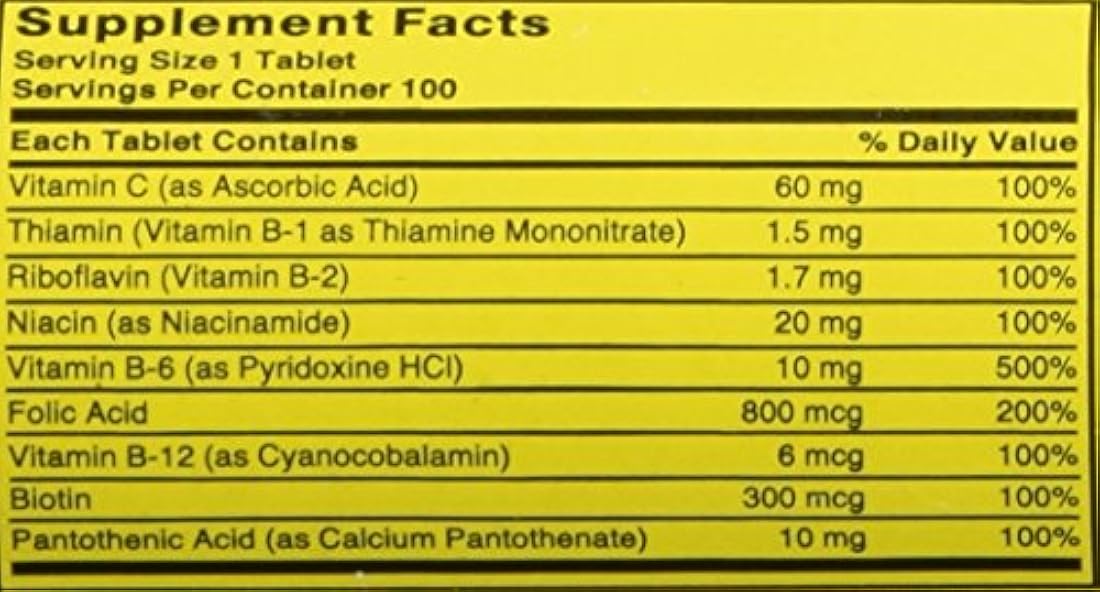Mezcla de la naturaleza espectro completo B con Vitamina