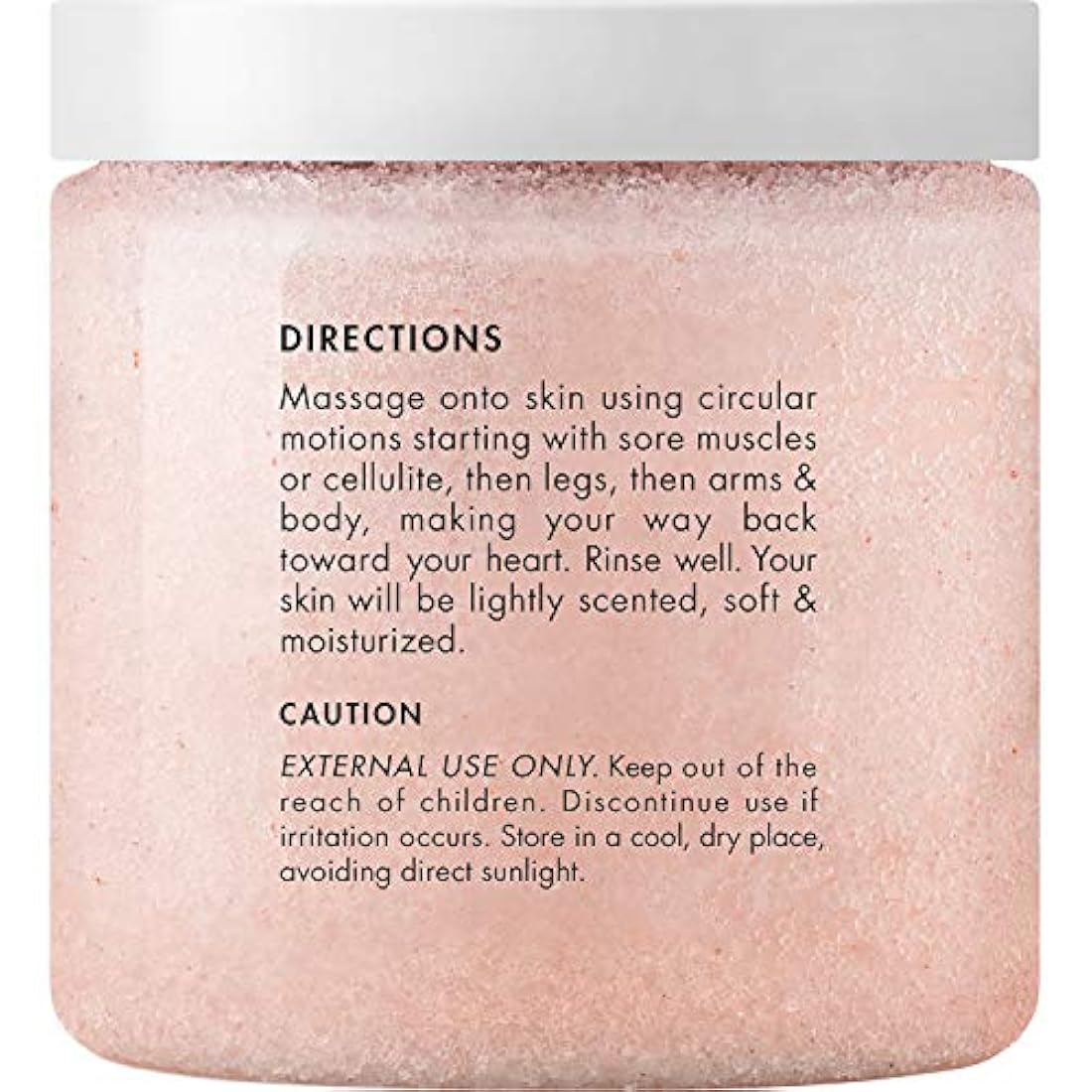 Exfoliante corporal con sal del Himalaya y aceite esencial