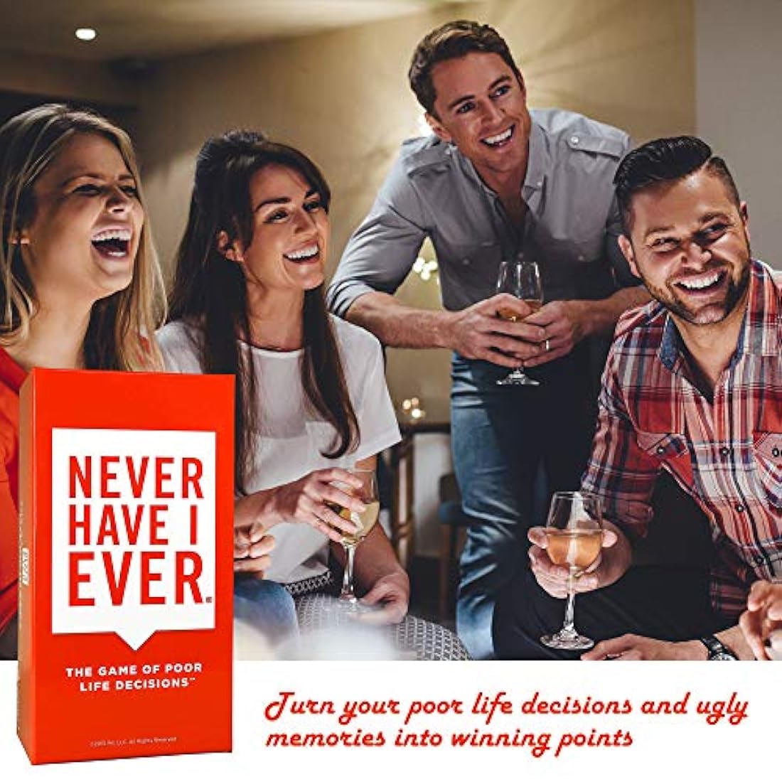 Juego de cartas social Nunca he tenido las decisiones