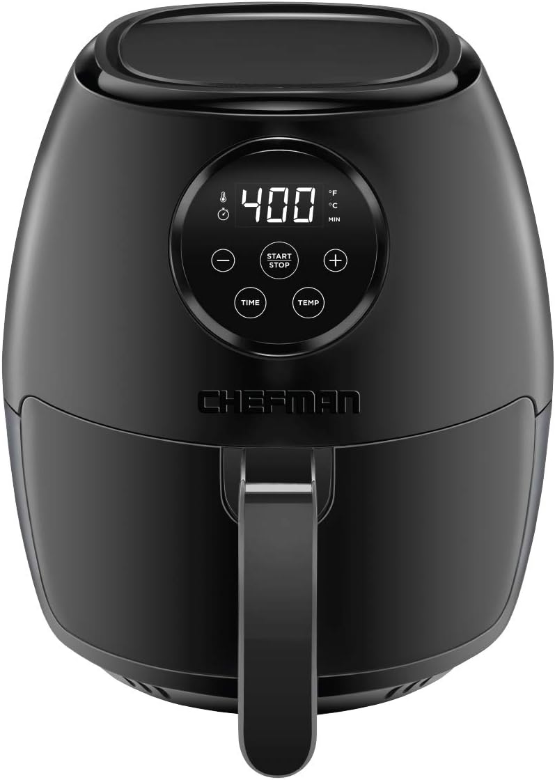 Freidora de aire CHEFMAN 3.6 Qt, digital, fácil de usar, incluye recetario