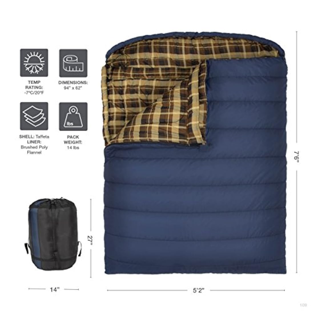 Queen-Size Bolsas de Dormir y Colchones