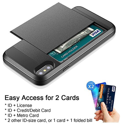 Funda para X, Vofolen Funda para iPhone X mejorada