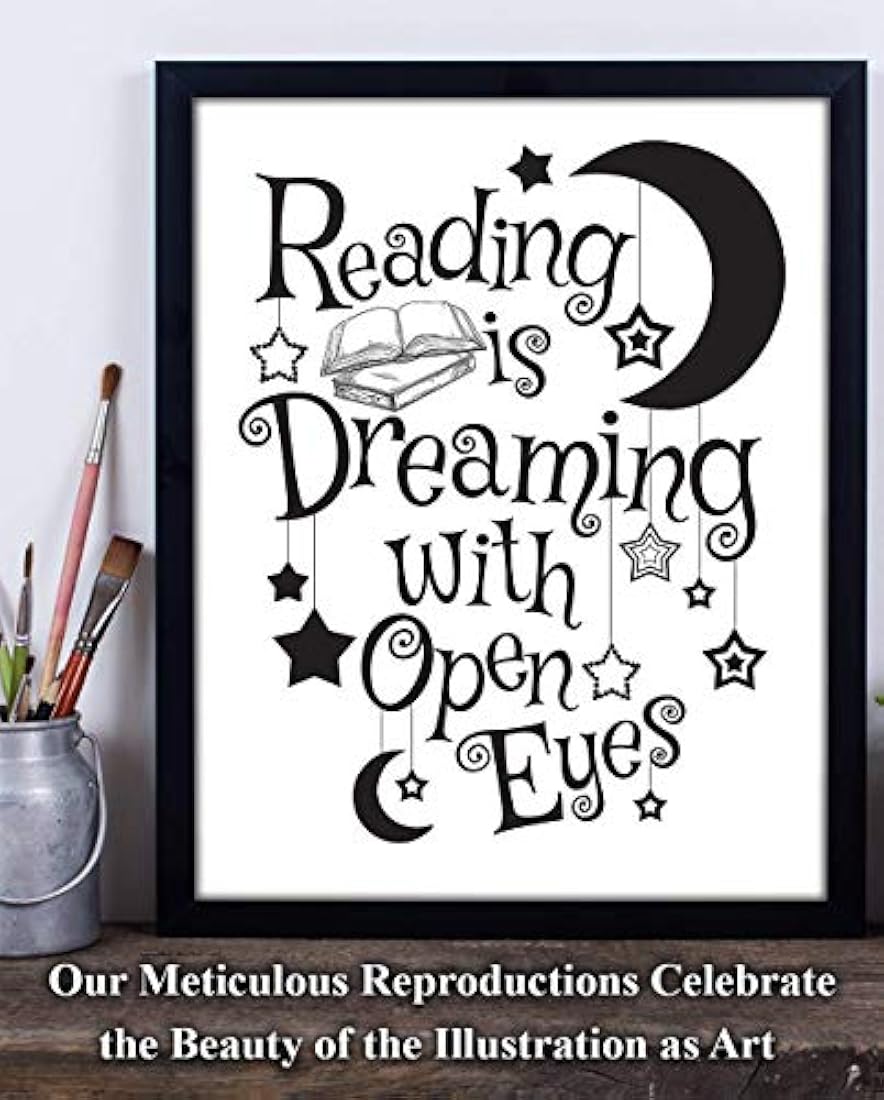 Leer es soñar con los ojos abiertos Lámina sin marco 11x14