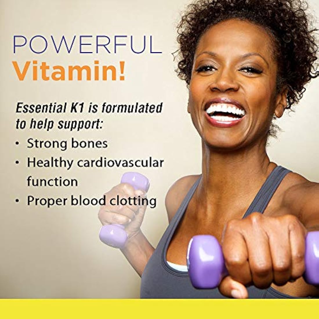 La vida de la naturaleza K, Bone Support, phylloquinone, 1000 mcg, 50 Cápsulas vegetarianas