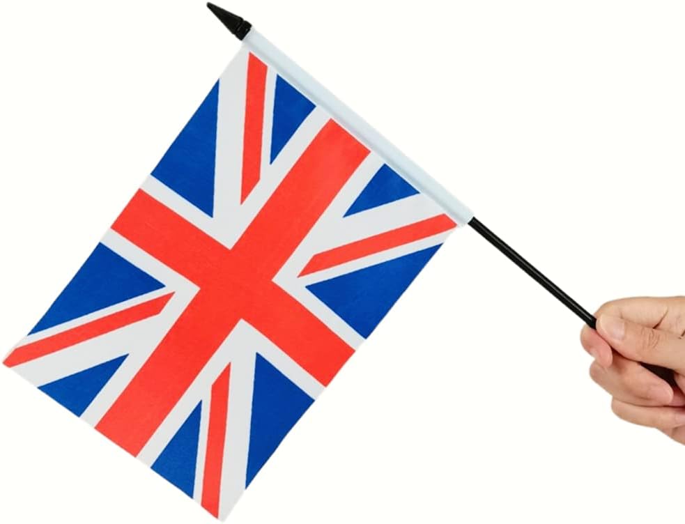 Bandera de mesa del Reino Unido, decoración de oficina, 8x5
