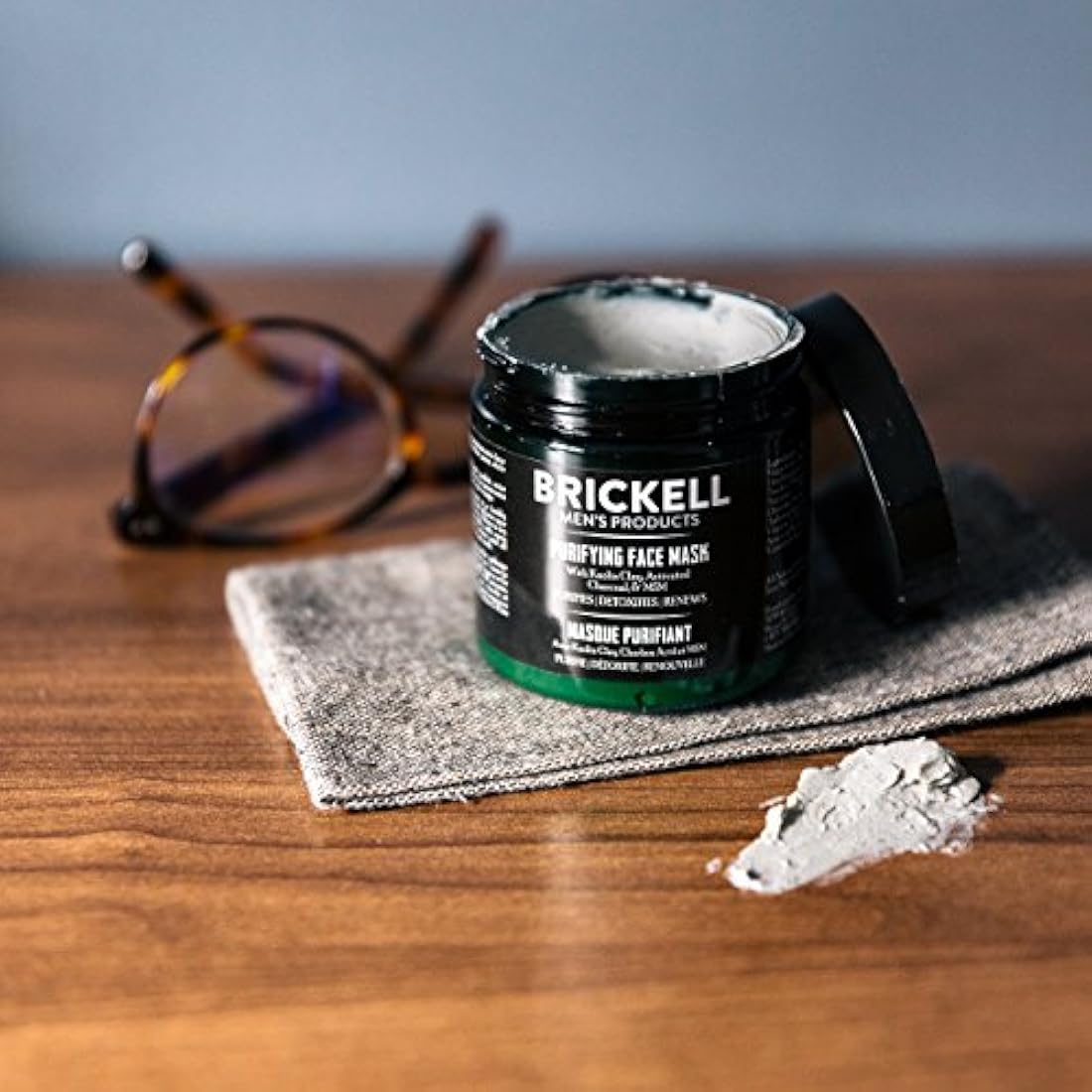 Brickell Hombres Carbón Purificación de Mascarilla Natural