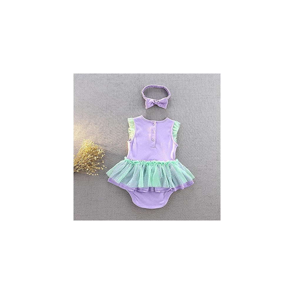 Disfraz para bebé de la sirenita para Halloween talla 3-6 m