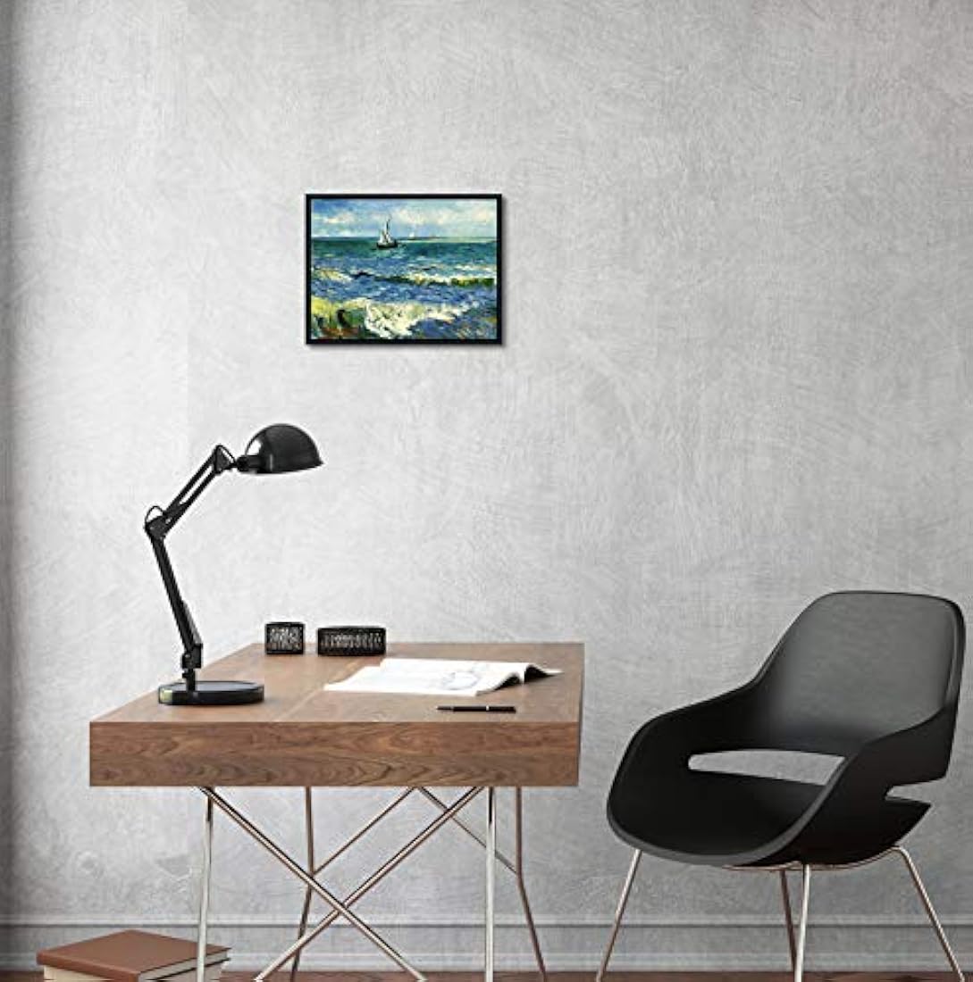 Wieco Art - Lienzo decorativo, diseño de paisaje marítimo