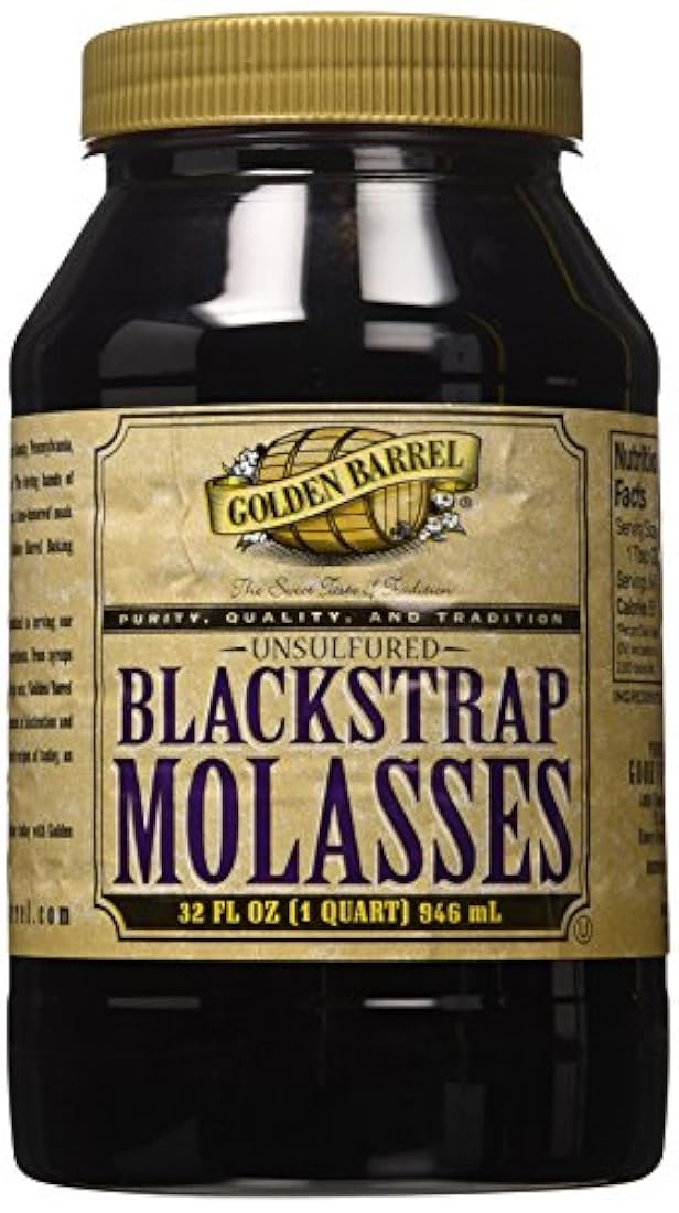 Melaza negra sin azufre Golden Barrel, 32 onzas