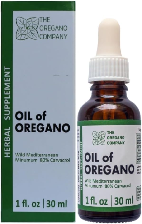 Aceite de Orégano de The Oregano Company, 30ml, Vegano, Alto Carvacrol