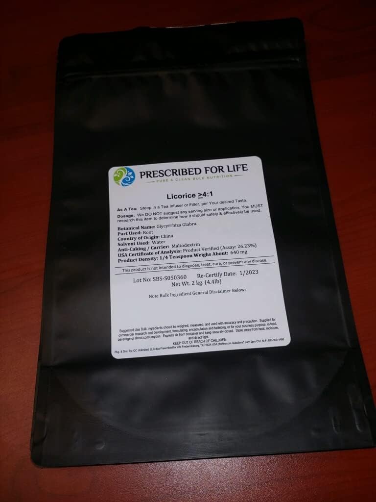 Extracto de Raíz de Regaliz 10:1 | Prescribed For Life | 25 kg