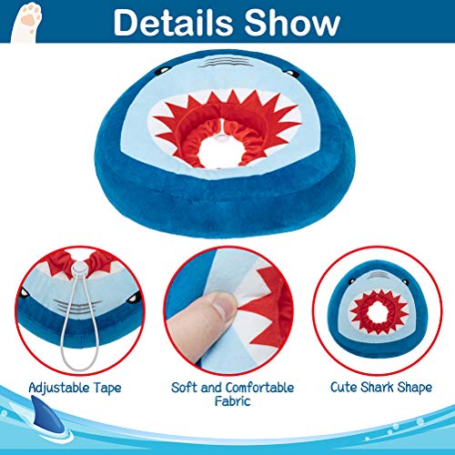 EXPAWLORER Collar de cono de gato suave – Collar de recuperación de gato lindo dona para curación de heridas, collar protector E después de la cirugía, collares isabelinos para gatitos y perros pequeños