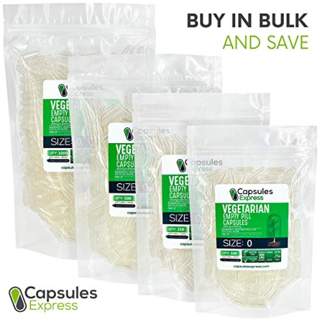 Cápsulas Veganas Vacías