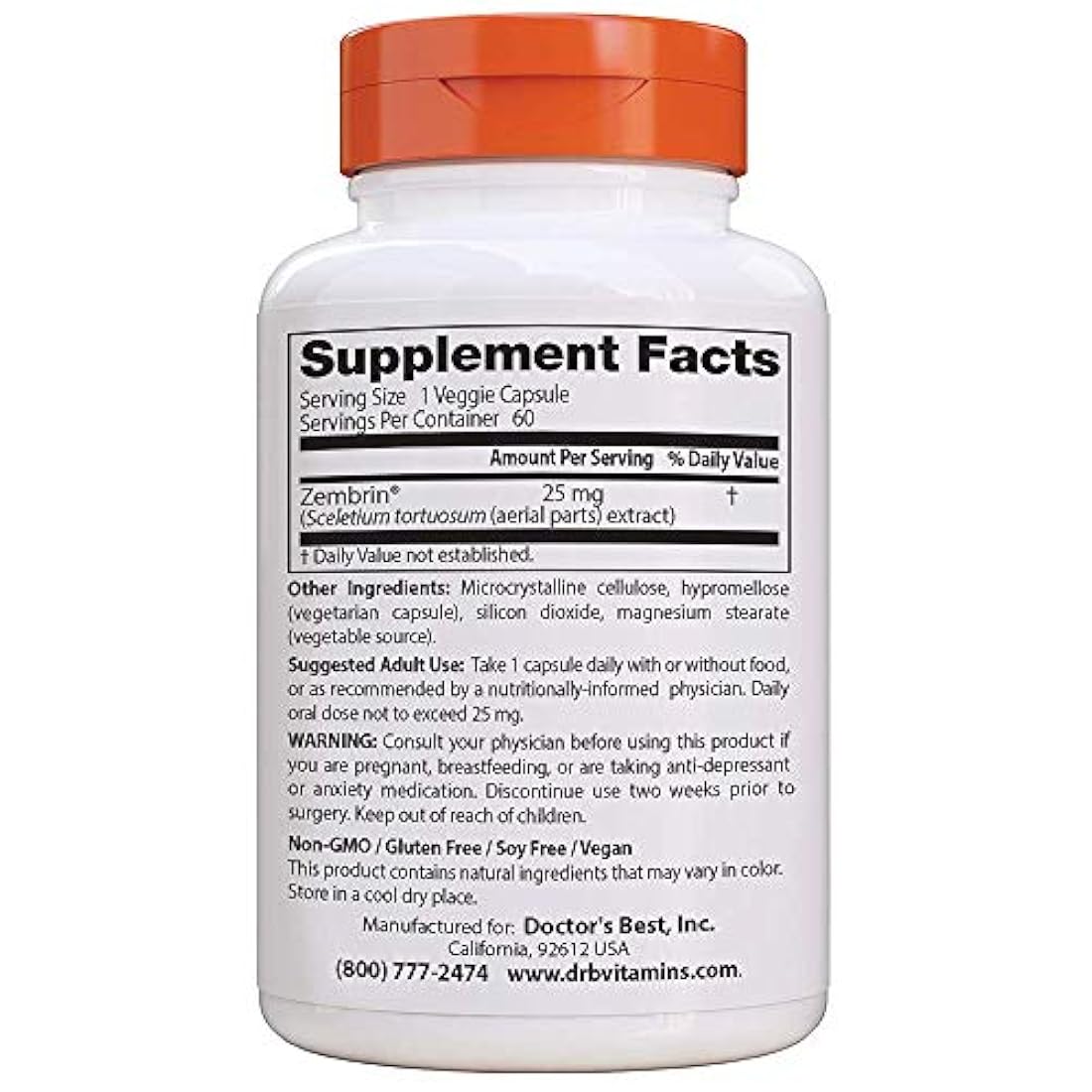 Cápsulas vegetales de vitamina K2 MenaQ7, DRB-00198