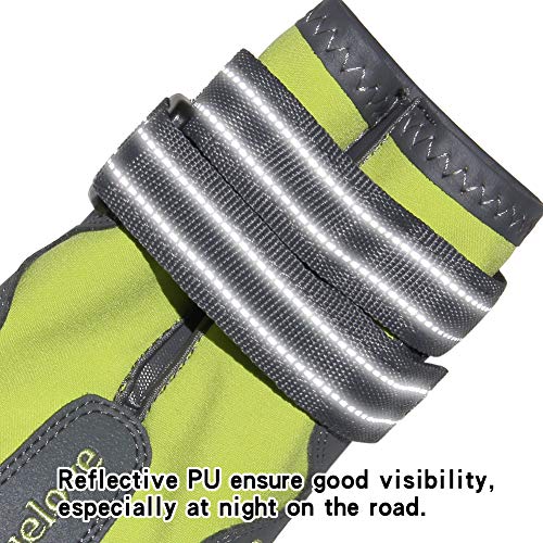 MOKCCI Truelove - Botas impermeables para perros con las mejores correas reflectantes para tallas pequeñas, medianas y grandes