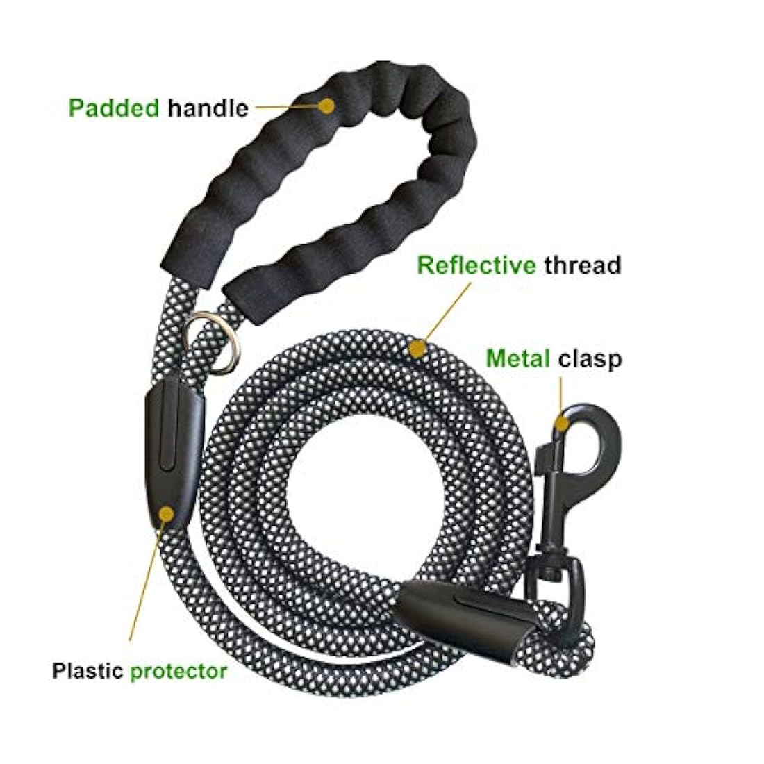 Correa de entrenamiento para perro con asa cómoda