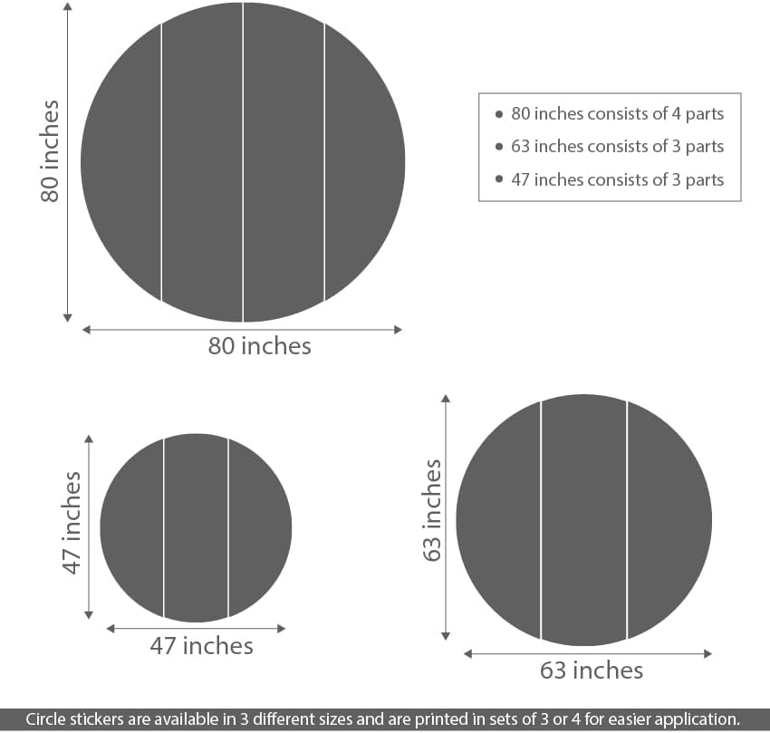 Vinilo Adhesivo Semicírculo Pastel - Decoración Geométrica