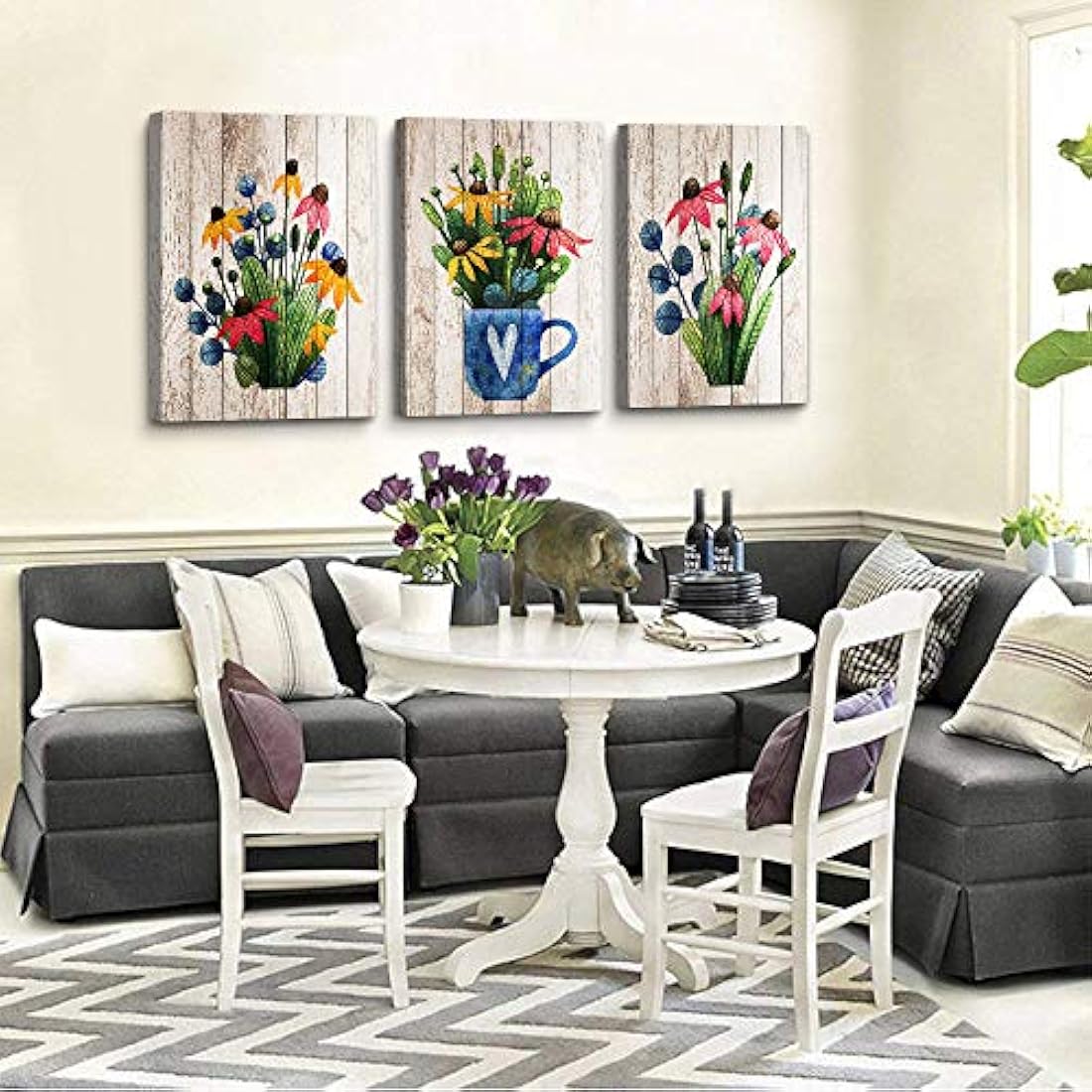 Lienzo decorativo de pared para sala de estar AHUAART