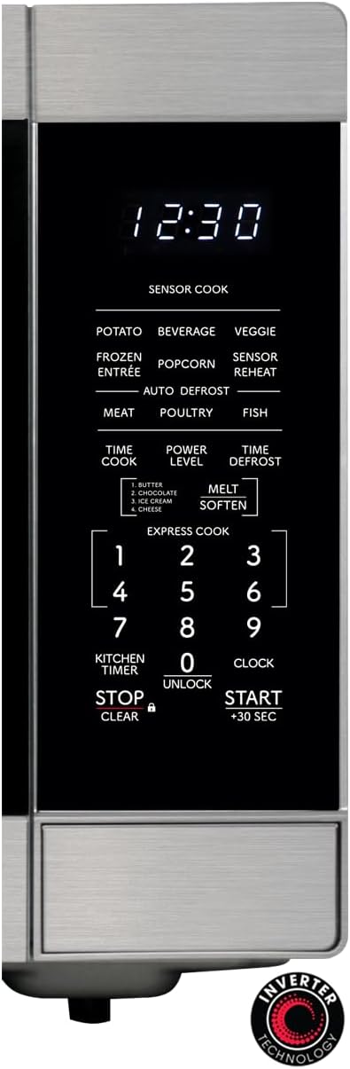 Horno Microondas SHARP SMC2266KS, 2.2 CuFt, 1200W, Turntable