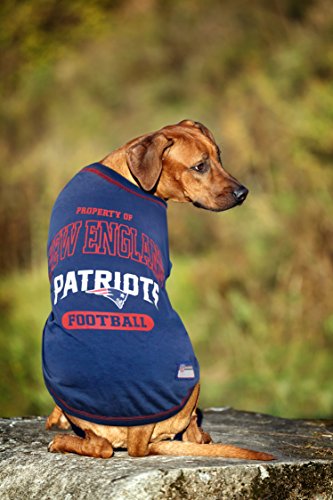 Camisa de la NFL para mascota, para perros y gatos, duradera, 5 tamaños disponibles en 32 equipos de la NFL, camisetas de la NFL para mascotas y camisetas de color del equipo