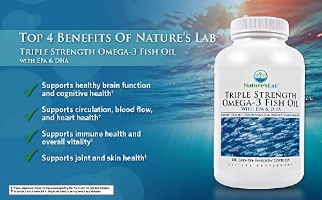 Omega 3 Triple Fuerza Aceite Pescado Suplemento 650 mg
