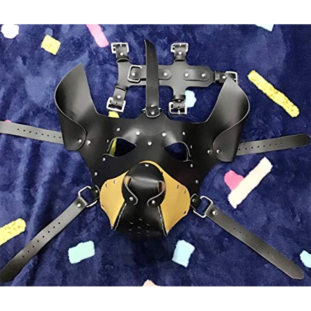 Disfraces - Mascarilla de perro hecha a mano