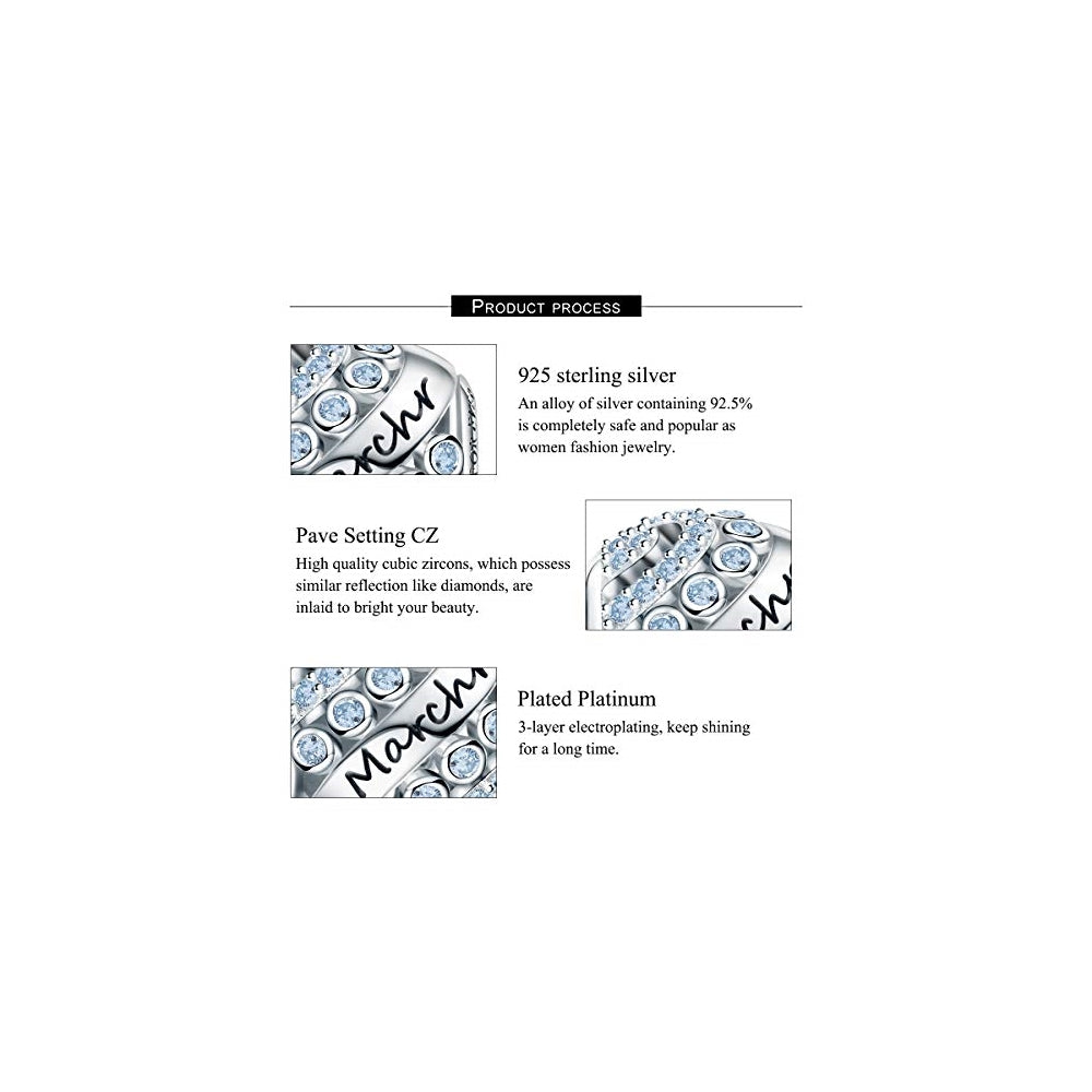 Dijes y Medallas de piedra natal para pulsera