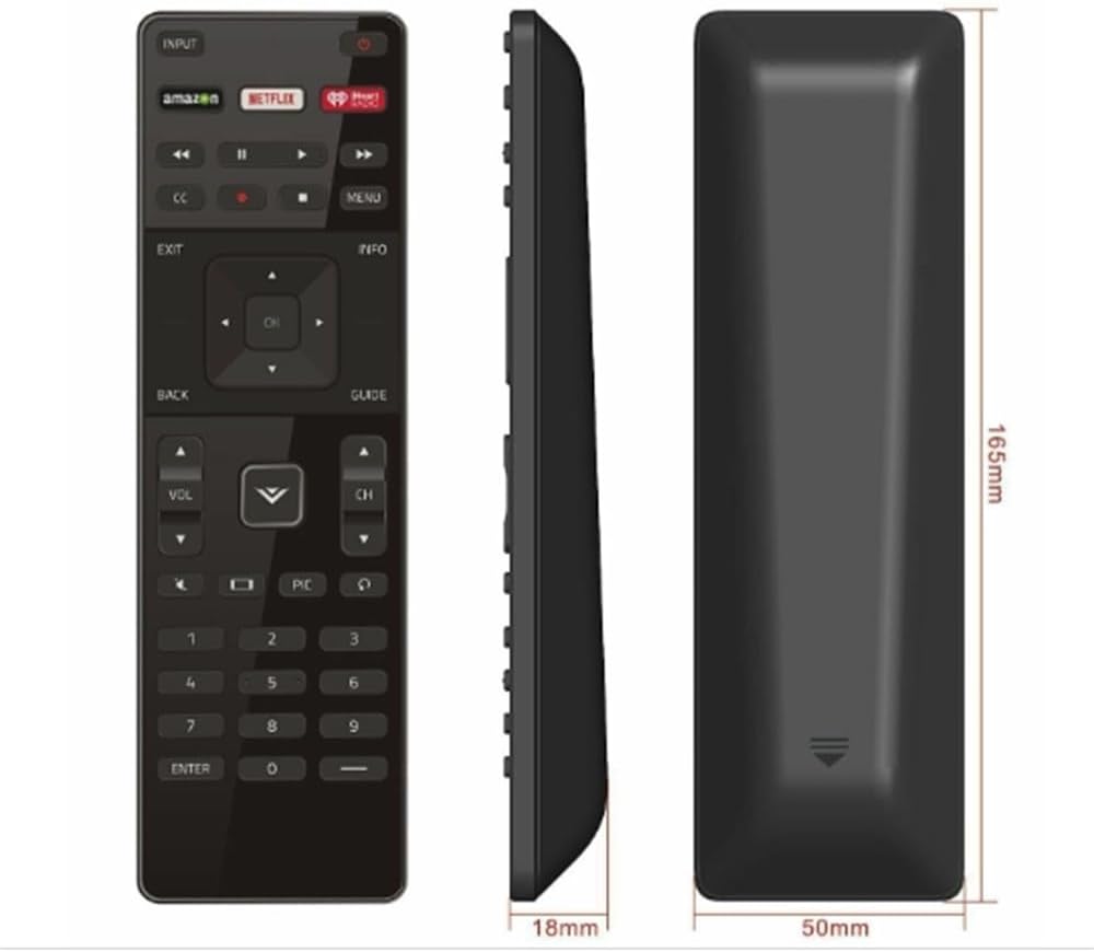 Control Remoto XRT122 Vizio, Sin Programación, Para Vizio TV