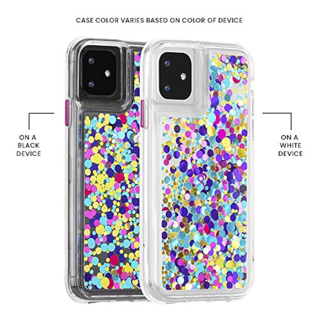 Case-Mate - iPhone 11 Glitter Case - Cascada - 6.1 - Confeti