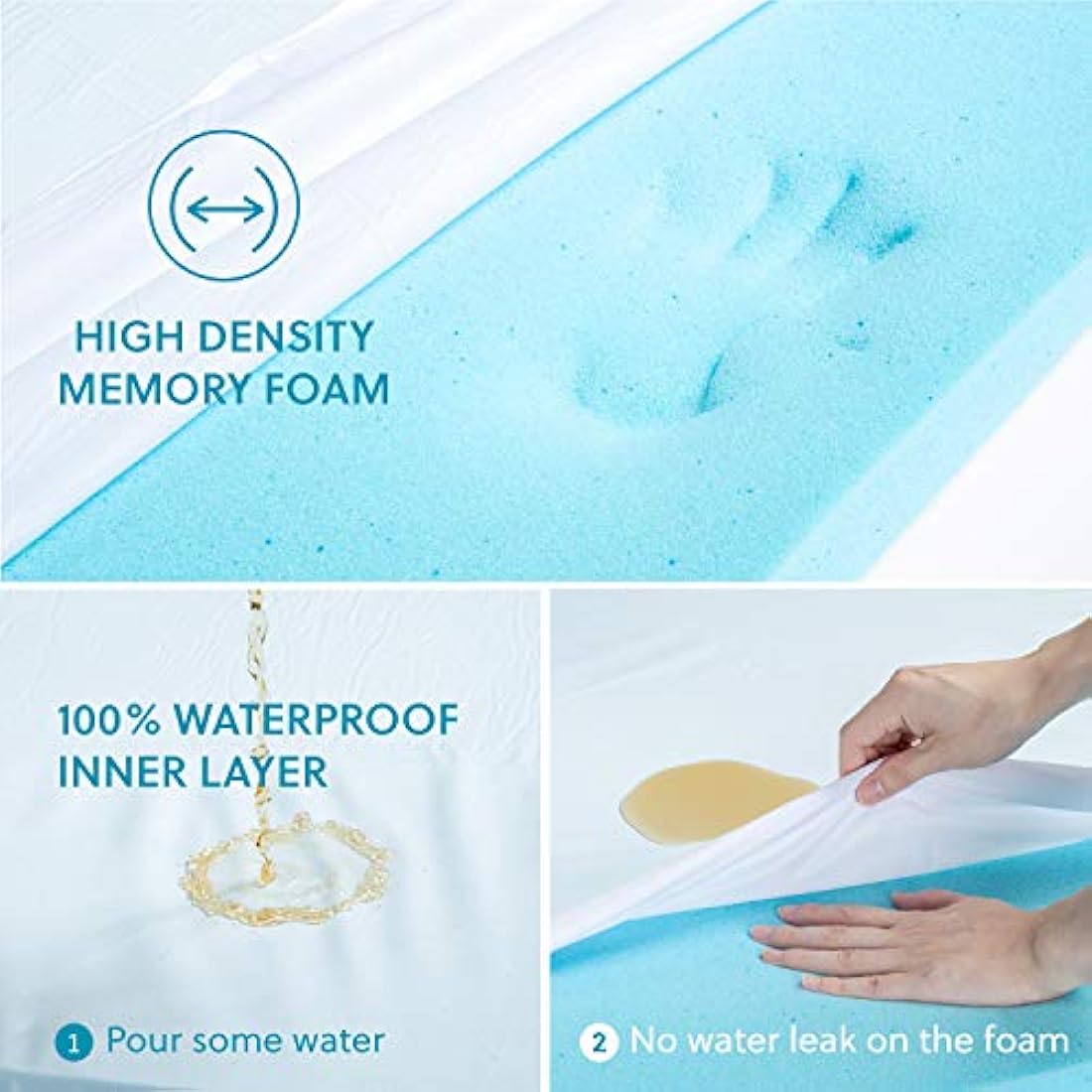 Bedsure Cama ortopédica de espuma viscoelástica para perros