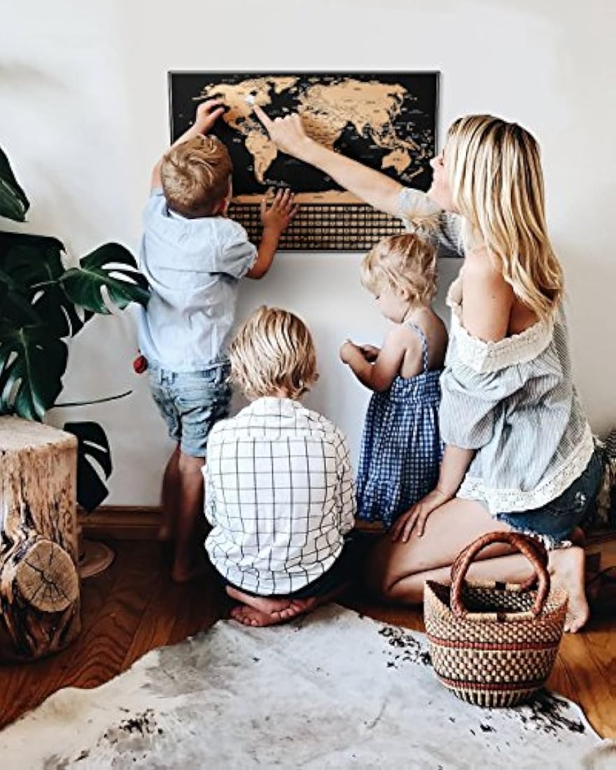 Landmass Goods- Póster original de mapa de viaje